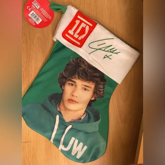 RARE NWT 1D XMAS STOCKING ONE DIRECTION Liam Payne OFFICIAL MERCHANDISE NOS - Picture 9 of 11